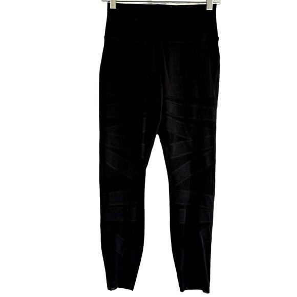 Lululemon High Times Crop Tech Breathable Mesh 7/8 Full-On Luon Black 4 - Picture 2 of 4